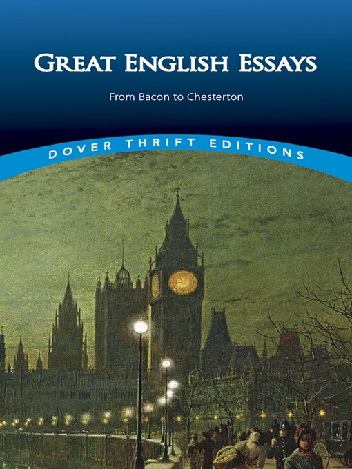 Title details for Great English Essays by Bob Blaisdell - Available